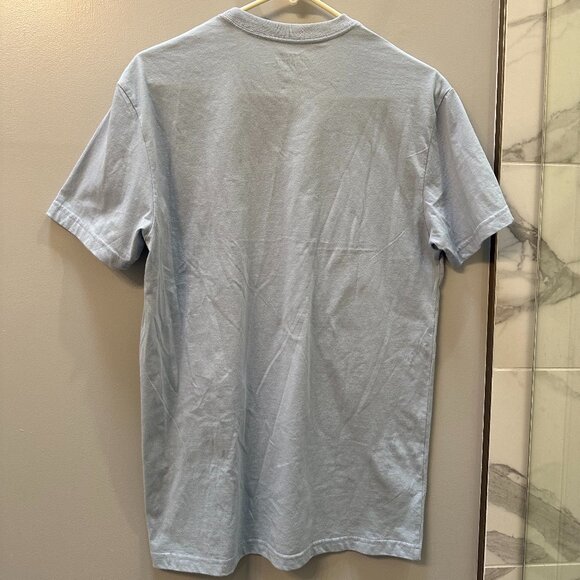 Men's True Classic Light Blue Essential Tee - Size M - Picture 4 of 4